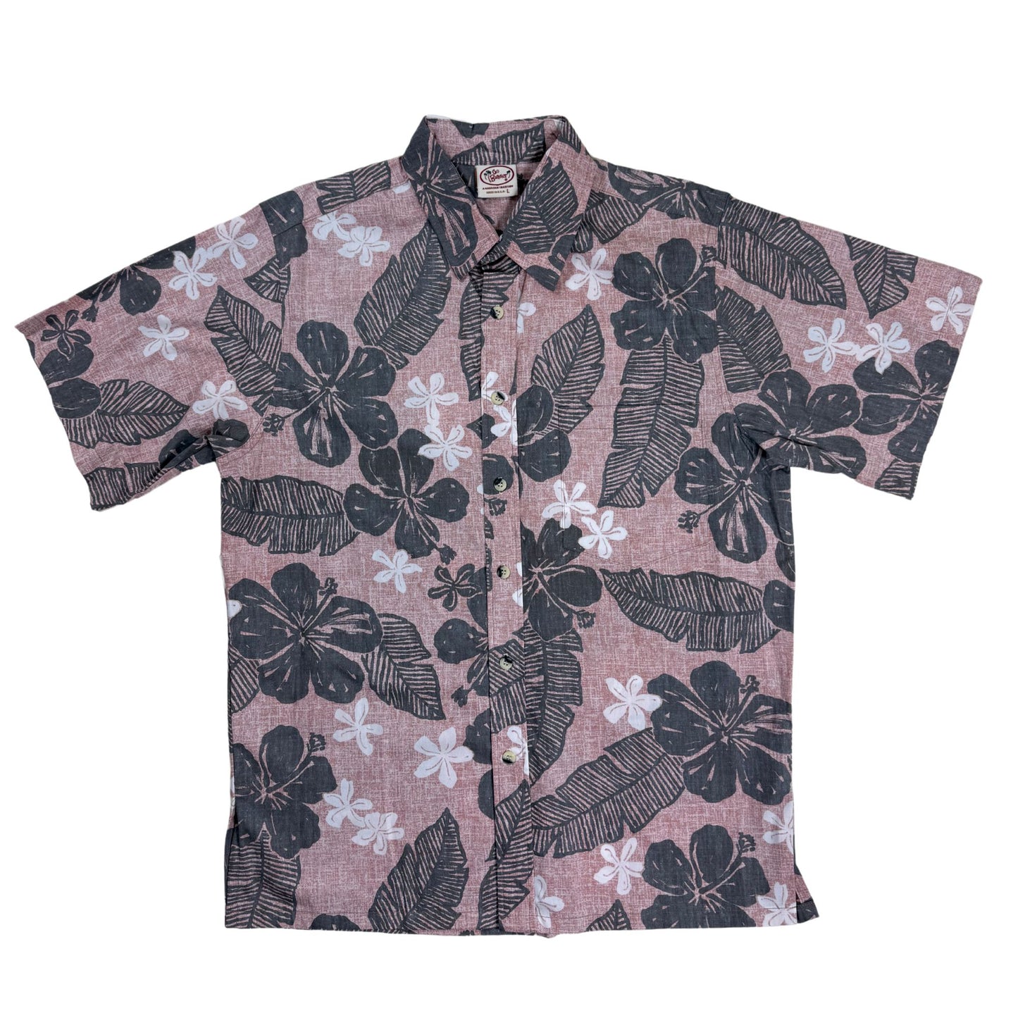 Texture Hibiscus Reverse (Coral)