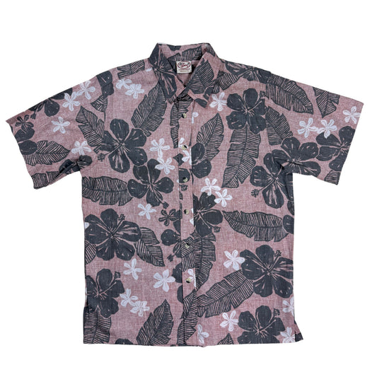 Texture Hibiscus Reverse (Coral)
