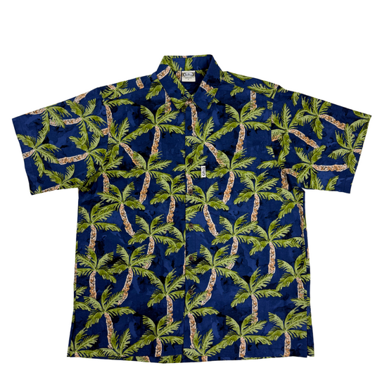 Water Palms (Navy)