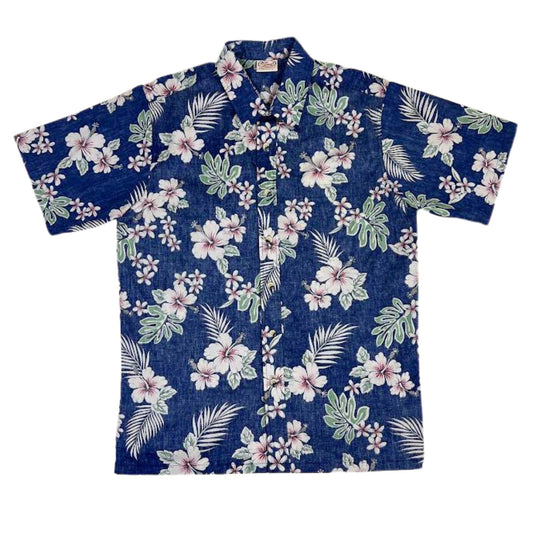 Haole Hibiscus Reverse (Navy)