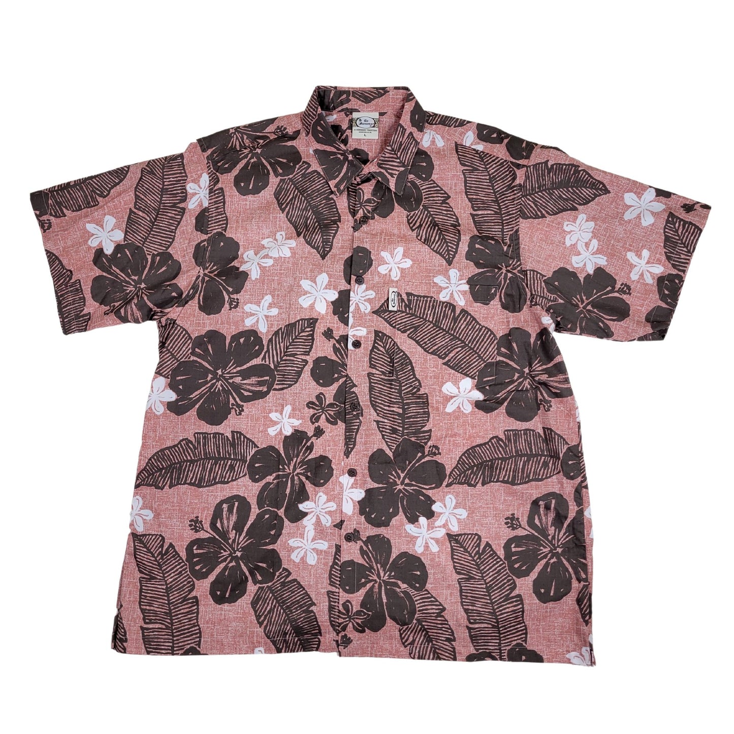 Texture Hibiscus (Coral)