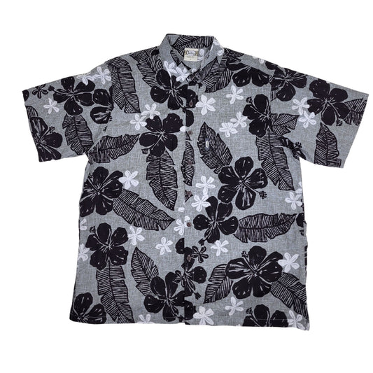 Texture Hibiscus (Silver)