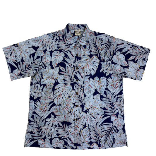 Jungle Leaves (Navy)