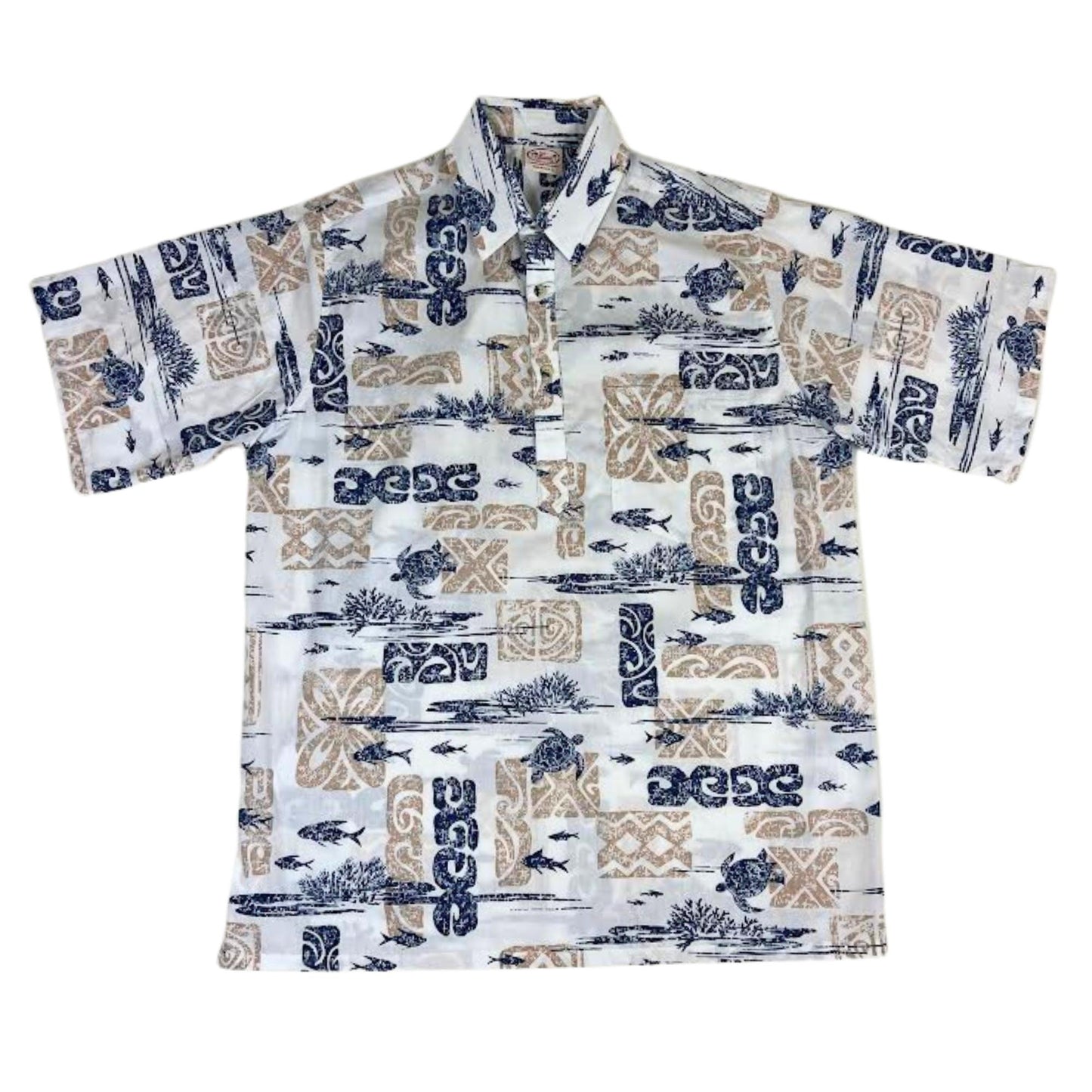 Hawaiian Reef Pullover (Stone)
