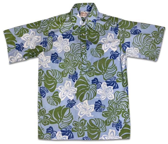 Abstract Hibiscus Pullover (Powder)