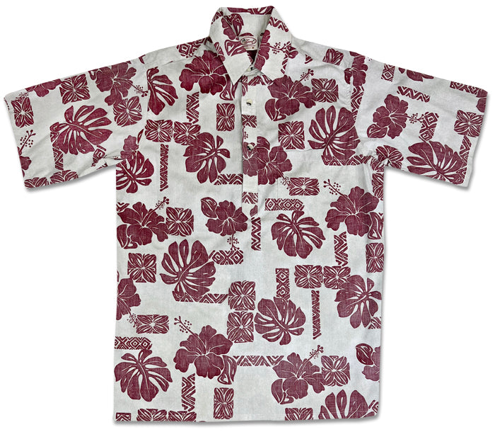 Hibiscus Pareo Pullover (Khaki)