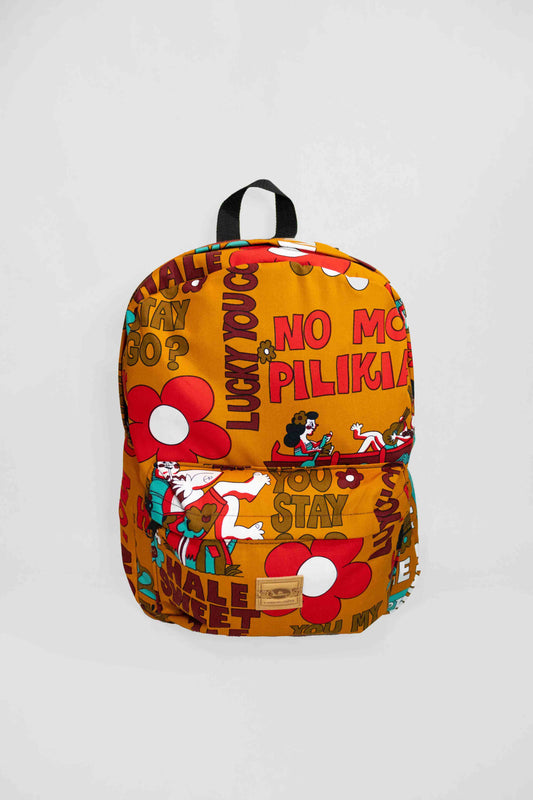 Waste Time Backpack (Mustard)