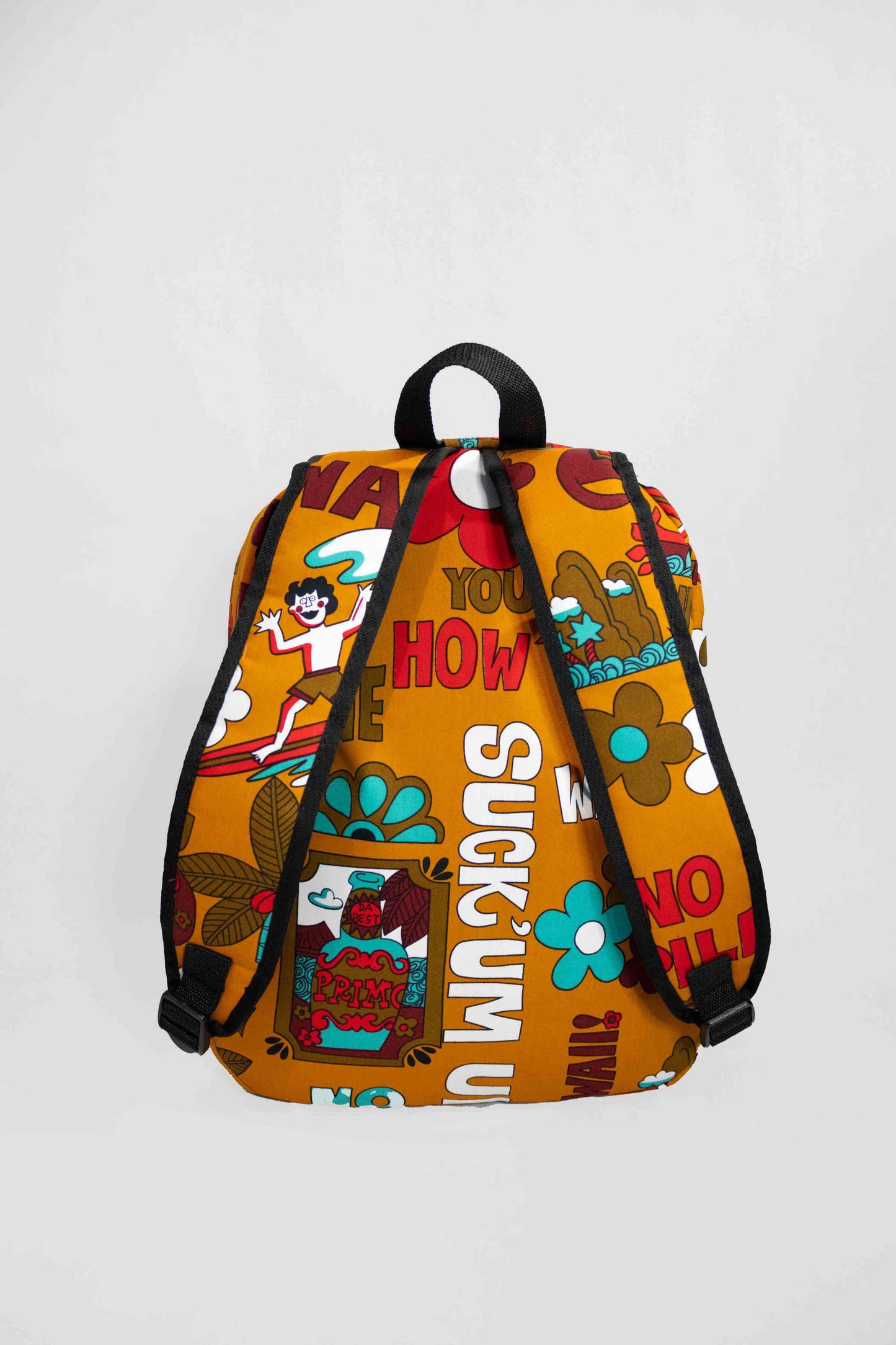 Waste Time Backpack (Mustard)