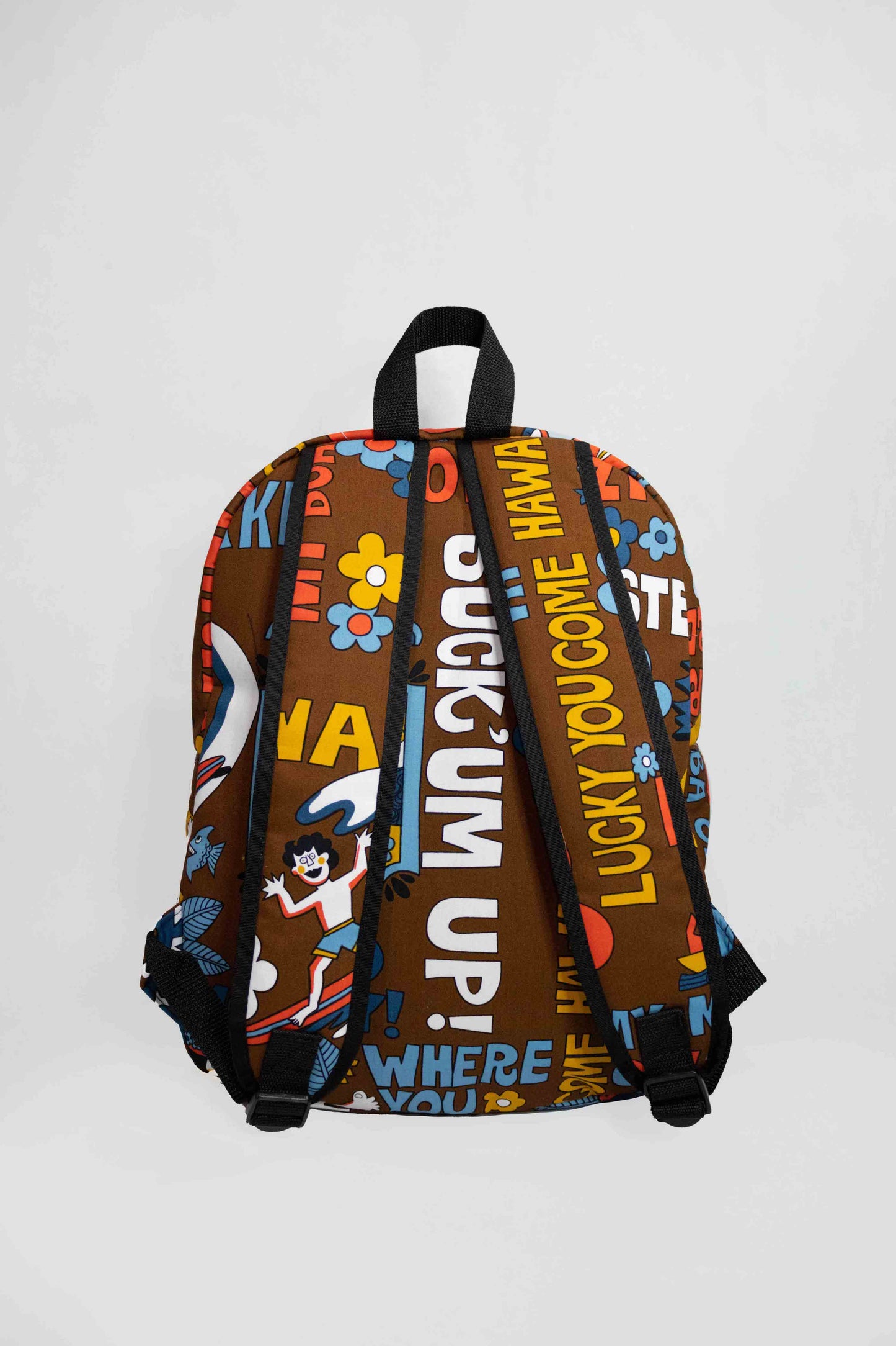 Waste Time Backpack (Brown)