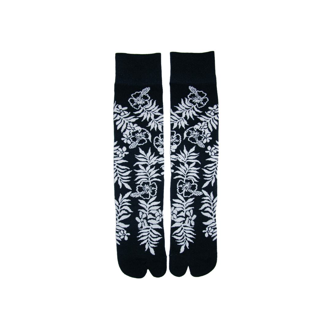 Mini Tahitian (Navy/White) Crew Socks