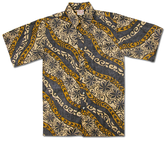 Floral Wave Reverse (Black)