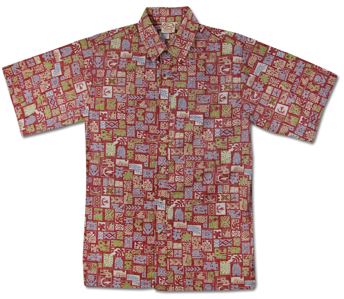 Hawaii Blocks Reverse (Red)