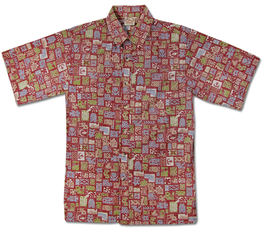 Hawaii Blocks Reverse (Red)