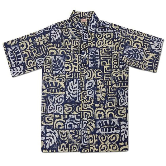 Tapa Blocks Reverse (Navy/Yellow)