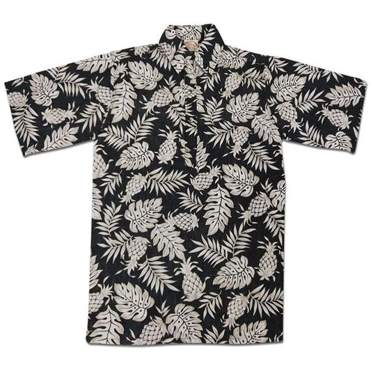 Pineapple Pareau Pullover (Black)