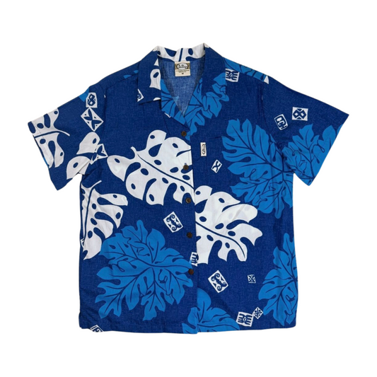 Ladies Tahitian Monsterra (Navy)