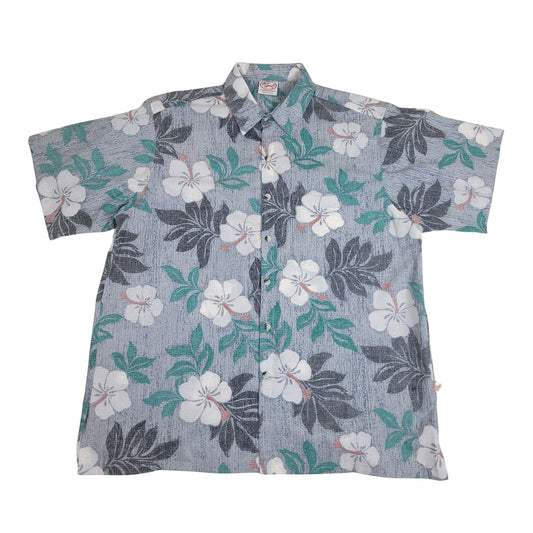 Hibiscus Cross Reverse (Silver)