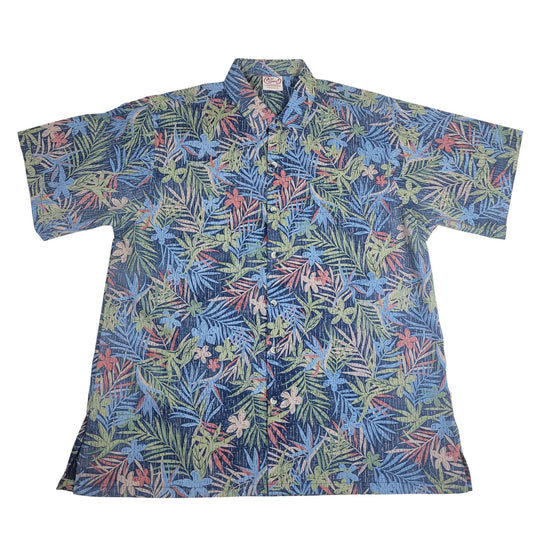 Jungle Collage Reverse (Navy)