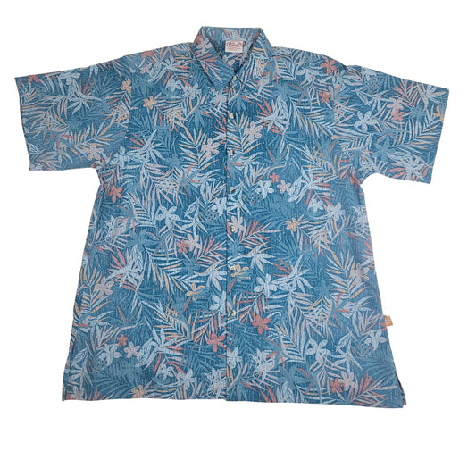 Jungle Collage Reverse (Teal)