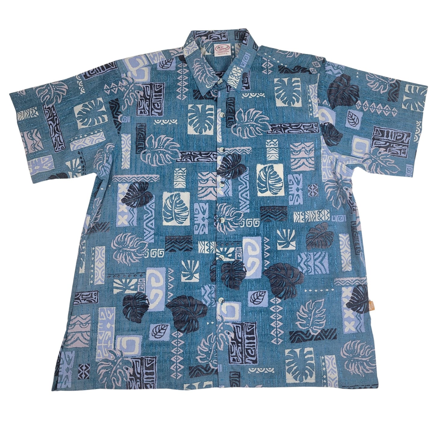 Monsterra Blocks Reverse (Teal)