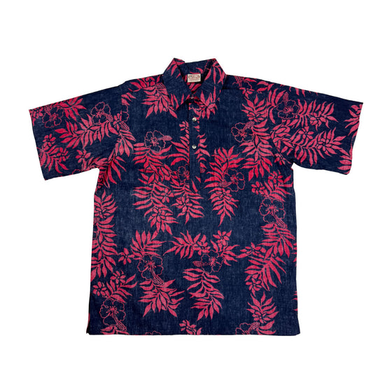 Mini Tahitian Pullover (Navy/Red)