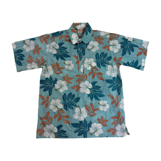 Hibiscus Cross (Aqua)