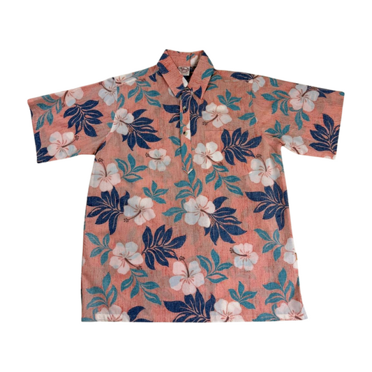 Hibiscus Cross Pullover (Pink)