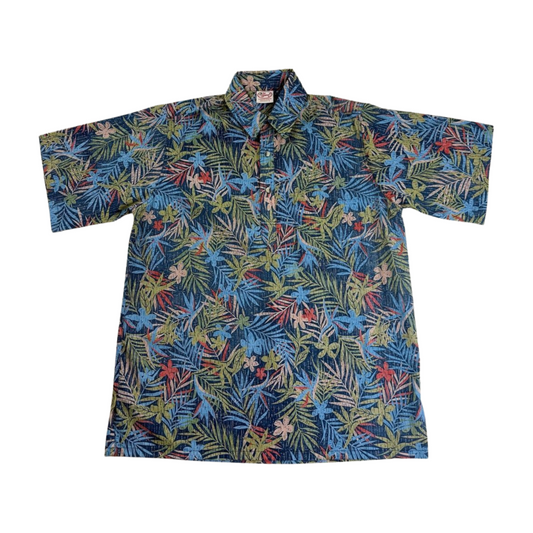 Jungle Collage Pullover (Navy)