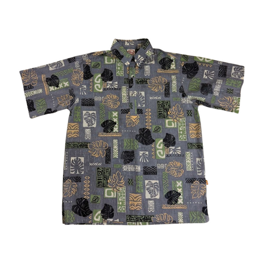 Monsterra Blocks Pullover (Charcoal)