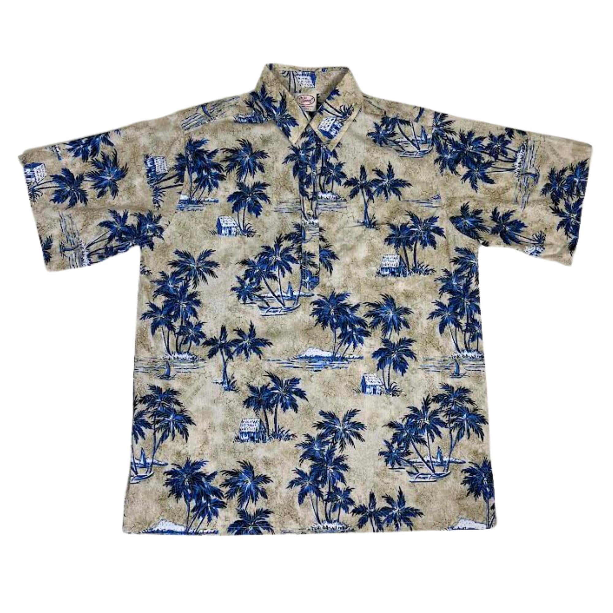 Pullover hawaiian shirt best sale