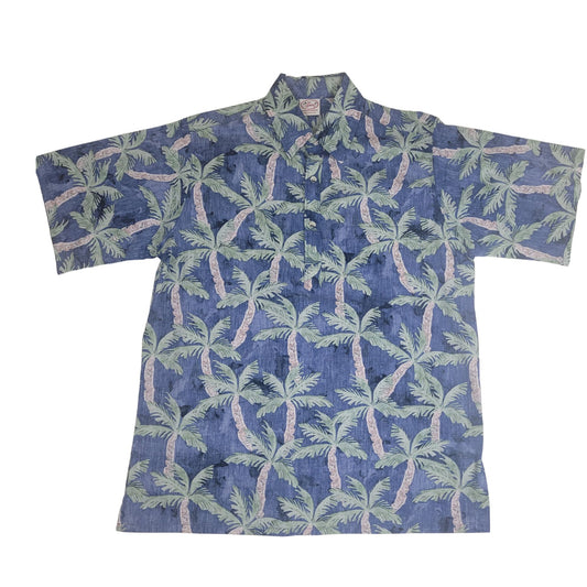 Water Palms Pullover (Navy)