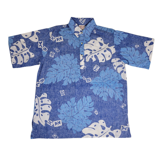 Tahitian Monsterra Pullover (Navy)