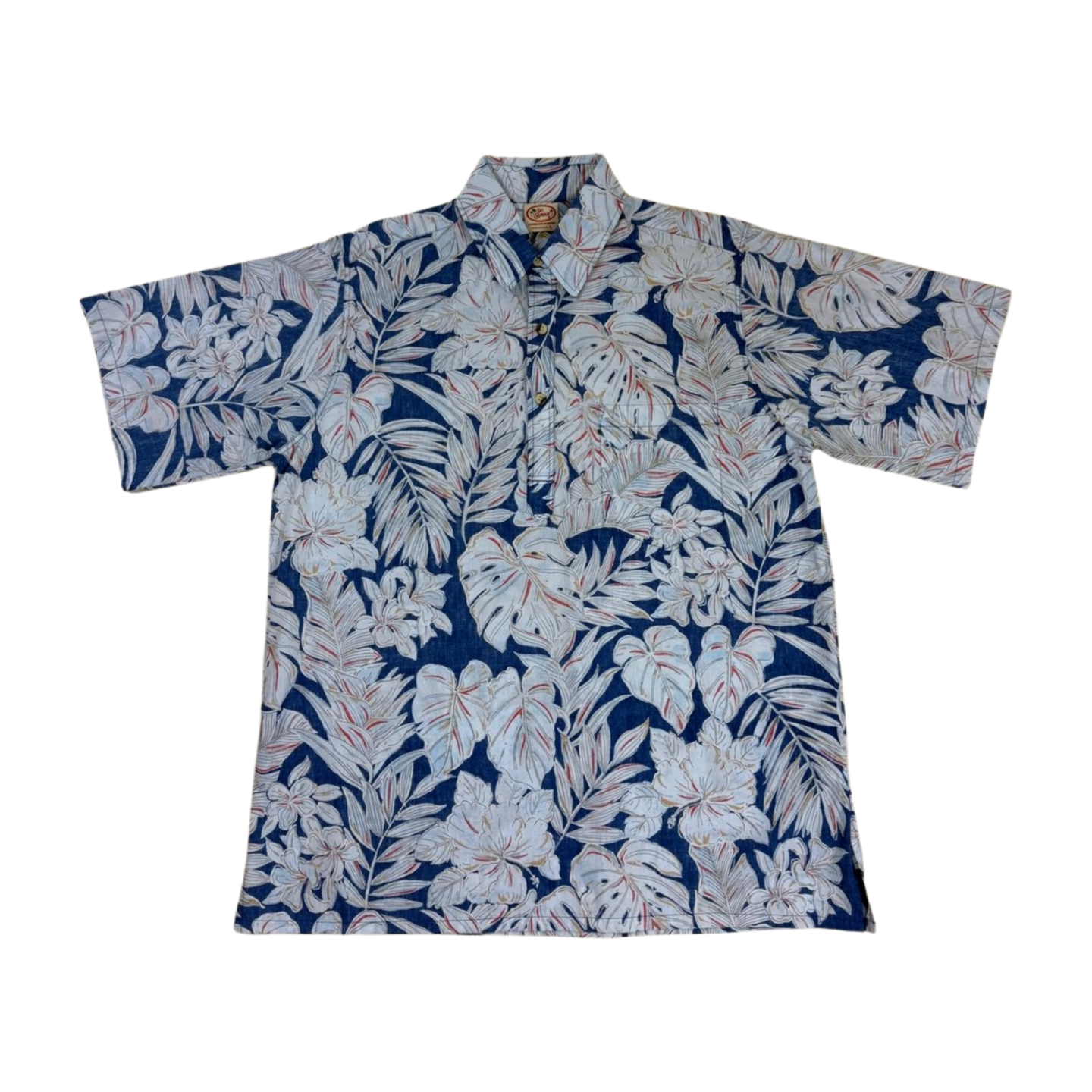 Jungle Leaves Pullover (Navy)