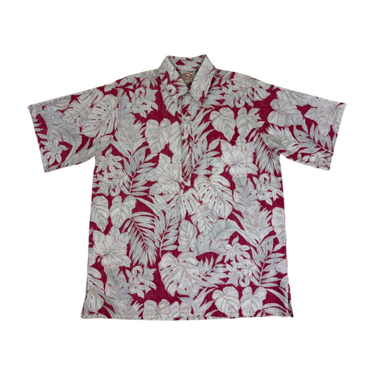 Jungle Leaves Pullover (Red)