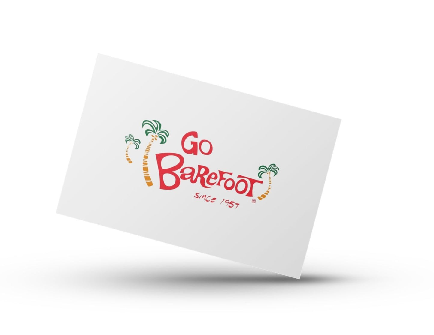 Go Barefoot Gift Card