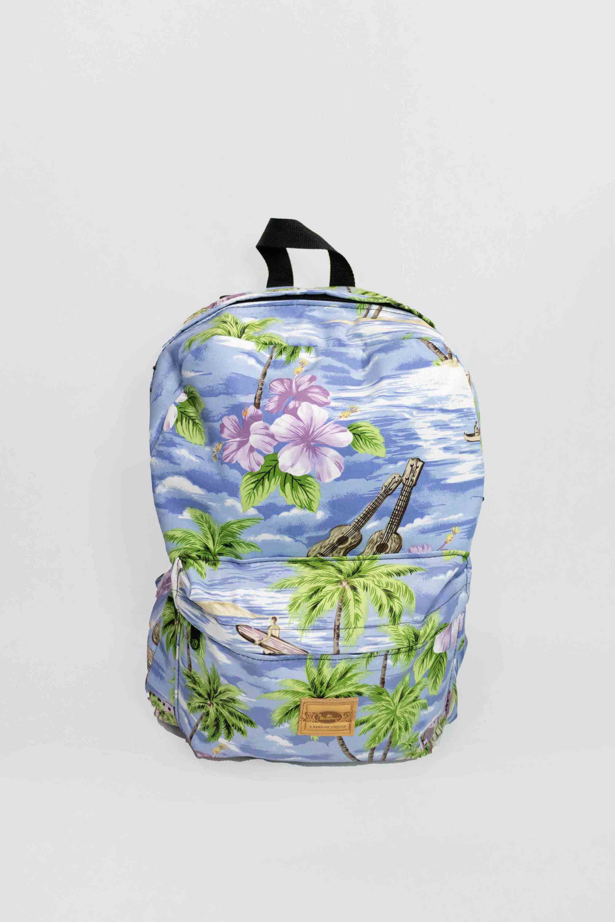 Hawaiian flower clearance backpack