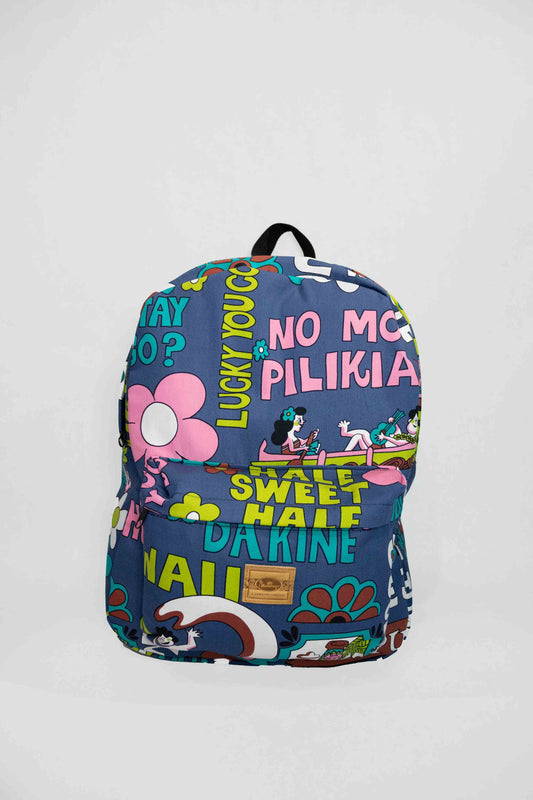 Waste Time Backpack (Navy)